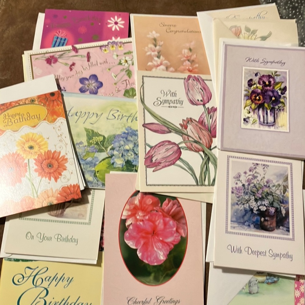 Assorted Floral‎ Greeting Cards